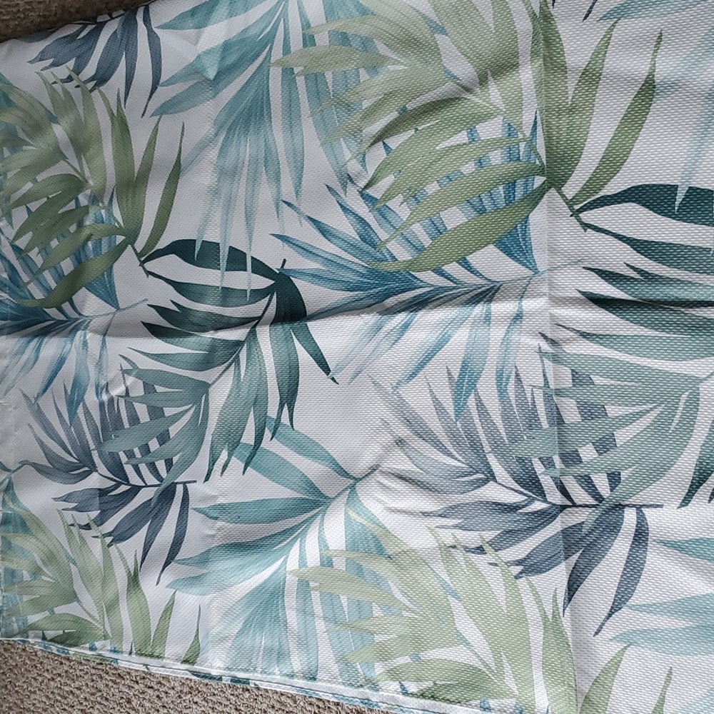 SkL leaf print shower curtain